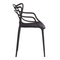 Пластиковые стулья + Стул Кет Чаир/Cat Chair (мод.028) пластик, 54,5х56х84см, черный