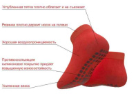 Аксессуары для батутов + Носки для батута UNIX line (36-38 RU / 22-24 cm)