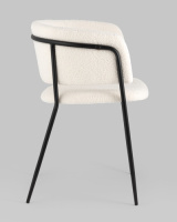 Кресла + Стул Нэлли ткань букле белый