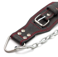 Аксессуары для тяжелой атлетики + Ремень с цепью MASTER на пряжке