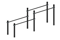 Уличные турники и брусья (Воркаут) + Воркаут 108 ВТ 12.25-01