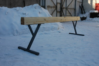 Гимнастическое оборудование + Бревно гимнастическое высокое ГО-3/ГО-3.3