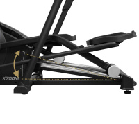 Эллиптические тренажеры + BRONZE GYM X700M Эллиптический тренажер с автонаклоном