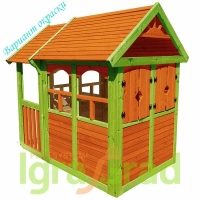 Игровые домики + Детский деревянный домик IgraGrad