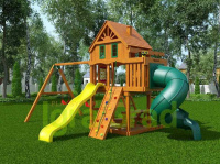 Детские уличные комплексы + Детская площадка IgraGrad Шато с трубой (Домик)