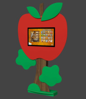 Навесные мультимедийные комплексы + Мультимедийный развивающий комплекс «AVKompleks Multi 21» в форме яблока с опорой