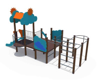 Детские уличные комплексы + Детский игровой комплекс Сияние Н-750 ДИО 04101