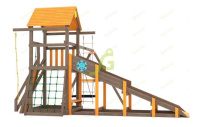 Детские уличные комплексы + Всесезонная площадка IgraGrad С Nest SF1