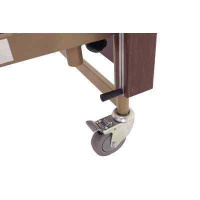 Кровати функциональные + Кровать электрическая Med-Mos YG-1 (ЛДСП коричневый) с деревянными ламелями