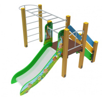 Детские уличные комплексы + Детский игровой комплекс «Карапуз» H=750 (Чубики) ДИК 01-002