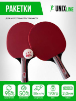 Ракетки для настольного тенниса + Набор ракеток для настольного тенниса UNIX Line