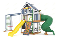 Детские уличные комплексы + Детская площадка IgraGrad Шато с трубой (Домик) мод.1