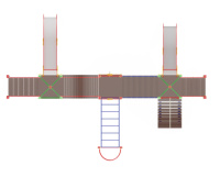 Детские уличные комплексы + Детский игровой комплекс «Навина» (100) ДИК 28-932