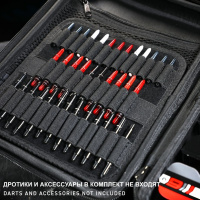 Аксессуары для игры в дартс + Сверхпрочный, защитный кейс для дротиков Winmau ARMOR G4 красный