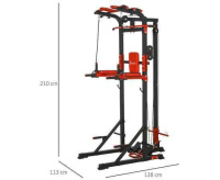 Силовые тренажеры + Турник-брусья, тяга сверху DFC HOMEGYM HOMCOM