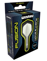 Аксессуары для игры в дартс + Литые оперения с хвостовиками Winmau Fusion Intermediate White (белые)