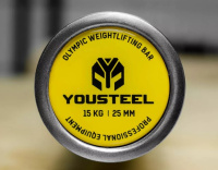 Грифы + Гриф олимпийский тяжелоатлетический, 15кг, женский