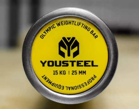 Грифы + Гриф олимпийский тяжелоатлетический, 15кг, женский