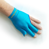 Аксессуары для игроков + Перчатка бильярдная "PB" (светло-синяя)