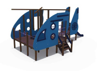 Детские уличные комплексы + Детский игровой комплекс Пилот Н-750 ДИО 13022