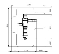 Детские уличные комплексы + Лукоморье - ДИК 2.25.05-01.С - Игровой комплекс H=1200