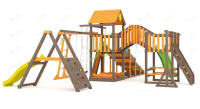 Детские уличные комплексы + Всесезонная площадка IgraGrad С Мостик 2 SF2