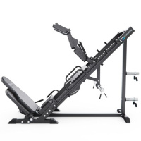 Тренажеры силовые нагружаемые дисками + Жим ногами / Гакк-машина STEELVER SV9205