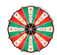 Теневые навесы, беседки + Беседка-пагода Карнавал (Шапито) - МФ 10.22.01-01