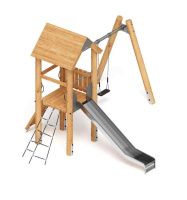 Уличные игровые комплексы для детей + Игровой комплекс (лиственница) ДИК 2.24.03-01.Л.И1