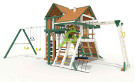 Детские уличные комплексы + Детская площадка IgraGrad Крепость Фани Deluxe + мод.1