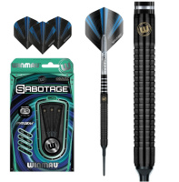 Дротики + Дротики Winmau Sabotage Black softip 20gr (профессиональный уровень)