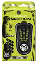 Дротики + Дротики Winmau MvG Ambition steeltip 22gr
