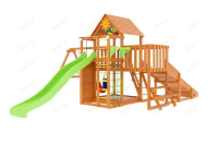 Детские уличные комплексы + Детская площадка IgraGrad Крафт Pro 3 с зимней горкой