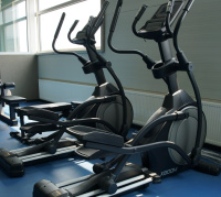 Эллиптические тренажеры + Эллиптический тренажер с автонаклоном профессиональный BRONZE GYM X800M