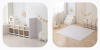 Мягкие модули + Игровой коврик складной UNIX Kids Simple 180x200 Grey