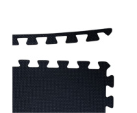 Напольные покрытия для зала + Мат-пазл DFC 60 х 60 см, 10 мм, (4 шт. в упаковке) черный