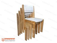Столы и стулья для детского сада + Стул Мелодия взрослый штабелируемый из серии Медовая