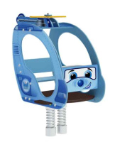 Детские качели + Качалка на пружине Вертолетик ИО 04-221