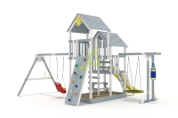 Уличные игровые комплексы для детей + Детская площадка IgraGrad Крафт Про 3 9