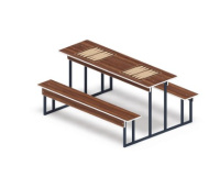 Скамейки и столики + Нарды - Столик для взрослых - МФ 32.01.03-01