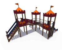 Детские уличные комплексы + Детский игровой комплекс серии империя "Форт-2" Н-1200 и Н-1500 ДИО 02071