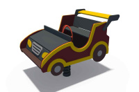 Детские качели + Качалка на пружине Гоночный болид ИО 05300