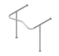 Поручни для инвалидов + Поручень для раковины с выемкой, №1