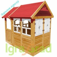Игровые домики + Детский деревянный домик IgraGrad