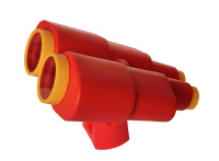 Аксессуары к дск + Бинокль "Капитан" красный PS-319