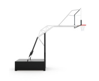 Стационарные баскетбольные стойки + Профессиональная баскетбольная стойка DFC STAND72GP ROLITE