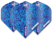 Оперения и хвостовики + Оперения Winmau Mega Standard (6900.240) Blue