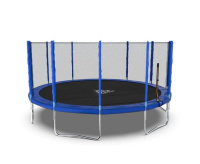 Батуты + Батут DFC Trampoline Fitness 16ft наружн.сетка, синий (488см)