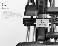 Эллиптические тренажеры + Эллиптический тренажер UNIX Fit E-1100 (LED) профессиональный / PRO