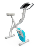 Велотренажеры + Велотренажер X-Bike DFC DavCreator, бело-голубой B02